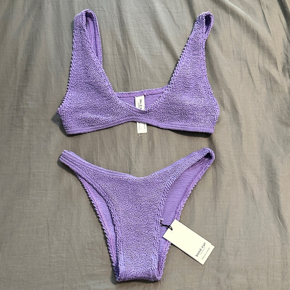 Bond-eye Mauve Eco Bikini Set one size